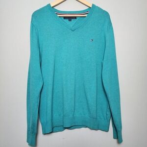 Tommy Hilfiger Men's V-neck Pullover Sweater Large